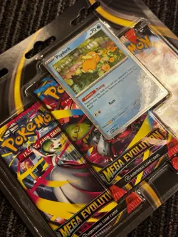 Pokemon TCG: Mega Evolution Psyduck Triple Booster Pack Blister Sealed ??? - Image 2