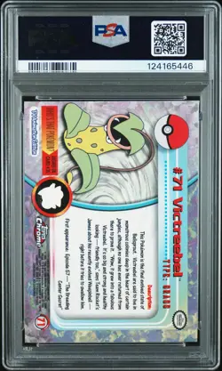 2000 TOPPS CHROME POKEMON T.V. #71 VICTREEBEL PSA 9 - Image 2