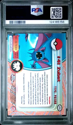 2000 TOPPS CHROME POKEMON T.V. #41 ZUBAT PSA 9 - Image 2