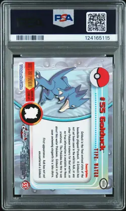 2000 TOPPS CHROME POKEMON T.V. #55 GOLDUCK PSA 9 - Image 2
