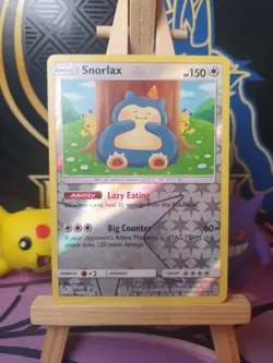Pokemon Snorlax Unbroken Bonds Holo Card 158/214 Reverse Holo - Image 1
