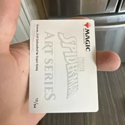 Venom, Evil Unleashed Art Card Art Series: Marvel's Spider-Man Stamped 12/54 - Image 2