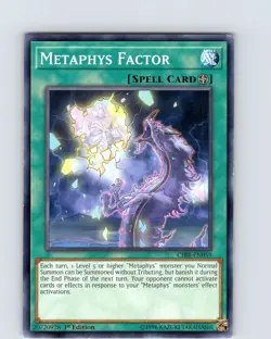 Yu-Gi-Oh TCG Metaphys Factor CIBR-EN059 1st Edition Common Card LP-NM - Image 1