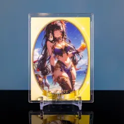 Mona Waifu Card Genshin Impact Goddess Premium Anime Glitter Matte ACG - Image 1