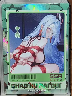Girl Party 6 Card Maiden Goddess Story Anime Waifu SSR Spicy SSR-009 Genshin - Image 1