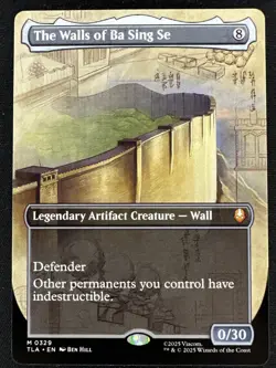 The Walls of Ba Sing Se Borderless #329 Mythic MTG Avatar The Last Airbender TLA - Image 1