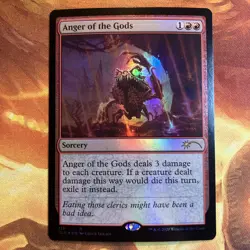 MTG Foil Anger of the Gods Secret Lair: Happy Yargle Day! Near-Mint Rare!! - Image 1