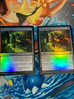 C786 MAGIC GATHERING FORGOTTEN REALMS FOIL THIEVES TOOLS 2X #122 NM MTG - Image 1