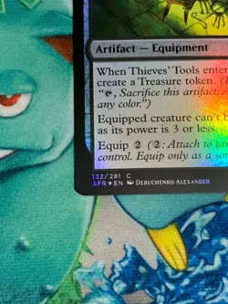 C786 MAGIC GATHERING FORGOTTEN REALMS FOIL THIEVES TOOLS 2X #122 NM MTG - Image 4