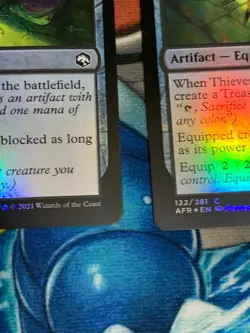 C786 MAGIC GATHERING FORGOTTEN REALMS FOIL THIEVES TOOLS 2X #122 NM MTG - Image 5