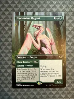 MTG Bloomvine Regent #0381 Borderless Rare Tarkir: Dragonstorm (TDM) - Image 3