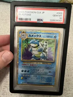 PSA 10 Venusaur Charizard Blastoise Set 001-003/032 Classic Pokemon Japanese - Image 3