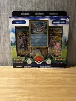 Pokemon TCG: Pokemon GO Pin Collection (Squirtle) - New & Sealed - Image 1
