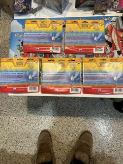 Lot Of 5 Pokemon TCG SW/SH 2 Pack Blister Zapdos Moltres Articuno + Coin NEW - Image 5