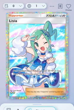 Pokemon TCG POCKET - Lisia Full Art 2?, Mega-Rising, English - Image 1