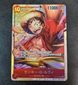 One Piece Card Game TCG Monkey D. Luffy ST10-006 SR Holo Japanese - Image 1