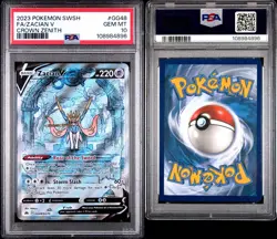 Zacian V GG48/GG70 Holo Ultra Rare Crown Zenith Pokemon Card PSA 10 - Image 3