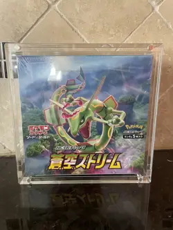 Pokemon Card Sword Shield Blue Sky Stream Booster Box s7R & Gold Promo Card - Image 1