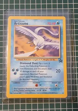 Pokemon TCG Articuno #22 Black Star Promo WOTC Movie Promo Aoki Error Card - Image 1