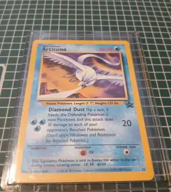 Pokemon TCG Articuno #22 Black Star Promo WOTC Movie Promo Aoki Error Card - Image 2