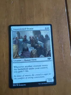 Magic The Gathering Impassioned Orator RNA 012 MTG Card - Image 1