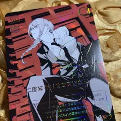 MAKIMA CHAINSAW MAN BW GODDESS Holo Anime Waifu Girl Card - Image 2