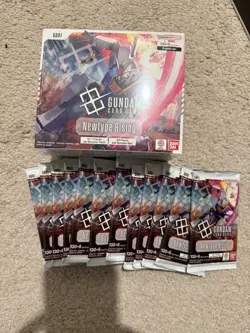 Gundam Card Game: Newtype Rising Booster Box - SEALED Factory + 12 LOOSE Packs - Image 1