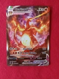 Pokemon TCG Charizard VMAX SWSH261 Black Star Promos Holo Card NM Condition - Image 1