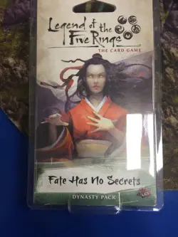 Legend of the Five Rings: The Card Game - Fate has no Secrets SEALED - Image 1