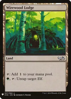 1x Wirewood Lodge NM-Mint, English Mystery Booster / The List MTG Magic - Image 1