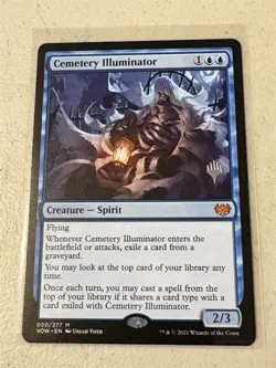mtg promo pack Cemetery Illuminator, Crimson Vow, unplayed - Image 1