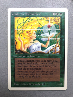 Mtg Unlimited Verduran Enchantress NM - Image 1