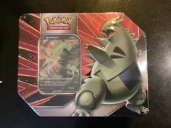Pokemon TCG Pokemon Tyranitar V Striker Tin Brand New Factory Sealed - Image 1