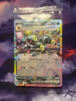 Umbreon ex 060/131 Prismatic Evolutions Stamped Double Rare Pokemon TCG NM - Image 1