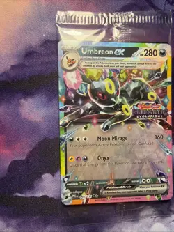 Umbreon ex 060/131 Prismatic Evolutions Stamped Double Rare Pokemon TCG NM - Image 2