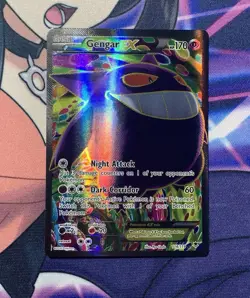Gengar EX Full Art 114/119 Pokemon XY Phantom Forces Ultra Rare 2014 Near Mint - Image 1