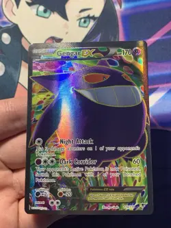 Gengar EX Full Art 114/119 Pokemon XY Phantom Forces Ultra Rare 2014 Near Mint - Image 2