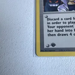 Imposter Oak’s Revenge 1st Edition Team Rocket 76/82 WOTC Vintage Pokemon - Image 2