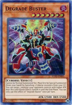 3 x Degrade Buster - FLOD-EN005 - Super Rare - Unlimited Edition Near Mint, Engl - Image 1