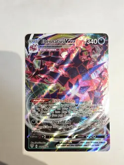 Eternatus VMAX 117/189 Darkness Ablaze Ultra Rare Full Art Pokemon Card * New * - Image 1