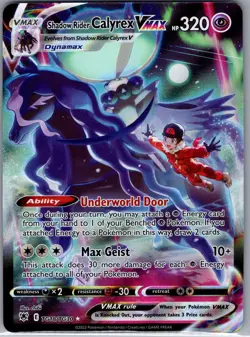 Shadow Rider Calyrex VMAX TG18/TG30 Astral Radiance - Pokemon Card - NM - Image 1