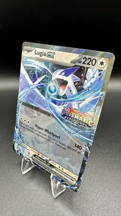 Pokemon Lugia ex 082/131 Prismatic Evolutions Stamped Promo TCG Card - Image 3