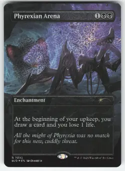 Phyrexian Arena Confetti Foil 2333 R MTG Secret Lair Drop Series NM - Image 1