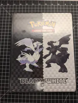 Pokemon Trading Card BLACK & WHITE 9-Pocket Binder 10 Page Album 2011 Ultra-Pro - Image 1