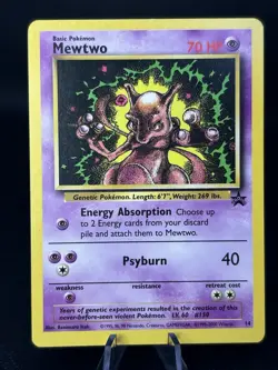 1999 Pokemon Wizards Black Star Promos Mewtwo #14 - Image 1