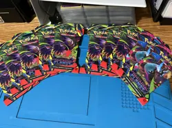 10x Pokemon TCG Phantasmal Flames Sleeved Booster Packs Lot - Sealed New -(ME02) - Image 1