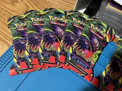 10x Pokemon TCG Phantasmal Flames Sleeved Booster Packs Lot - Sealed New -(ME02) - Image 2