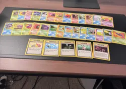 Pokemon Fossil Uncommon And Common Complete Set 1999 WOTC - Image 2