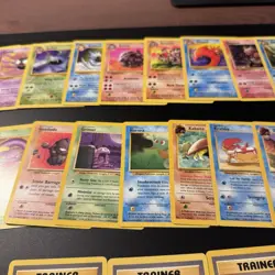 Pokemon Fossil Uncommon And Common Complete Set 1999 WOTC - Image 5
