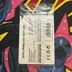 Sealed Pokemon TCG Phantasmal Flames Staff Prerelease Promos - Image 4